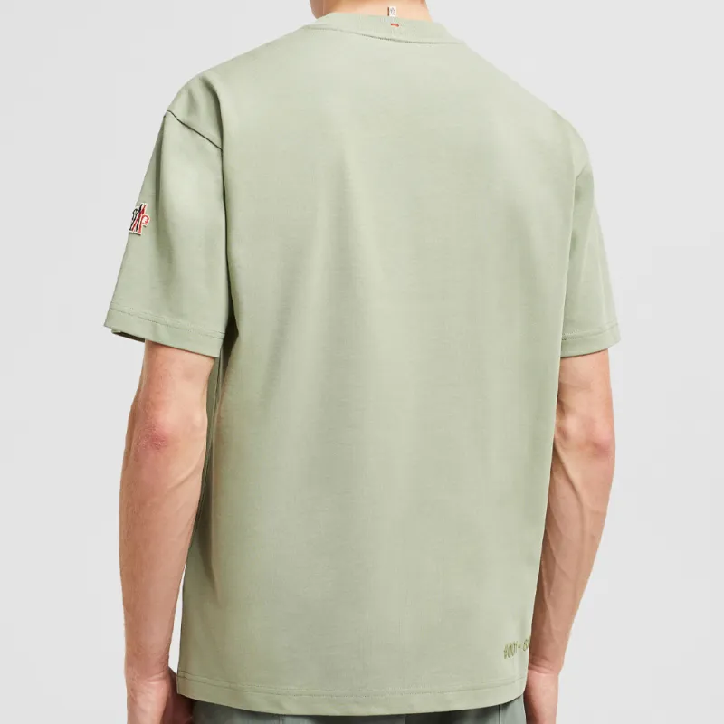 Moncler T Shirts Men Light Green-3