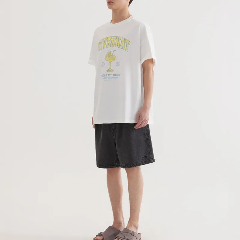COVERNAT SS25 T Shirt Unisex White-5