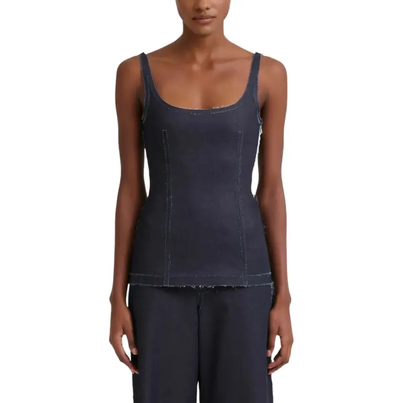 MARNI Denim Corset Top-3
