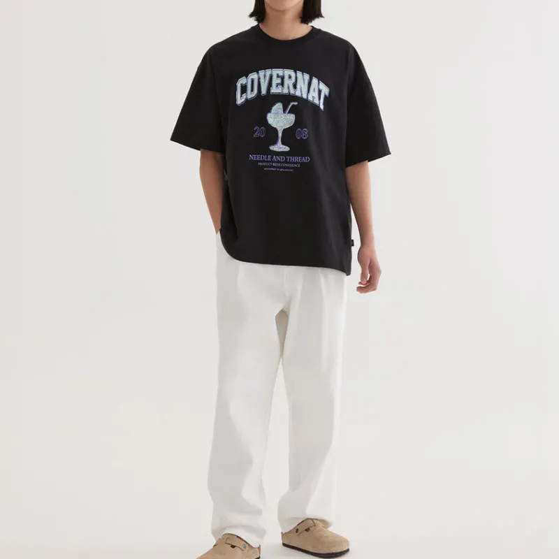 COVERNAT SS25 T Shirt Unisex Black-3