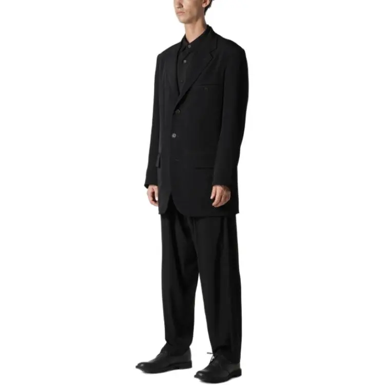 Yohji Yamamoto Y's For Men FW24 Jackets & Coats Men's Black-3