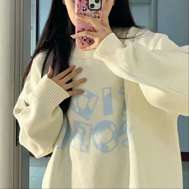 Heartboon Sweaters Unisex White-4
