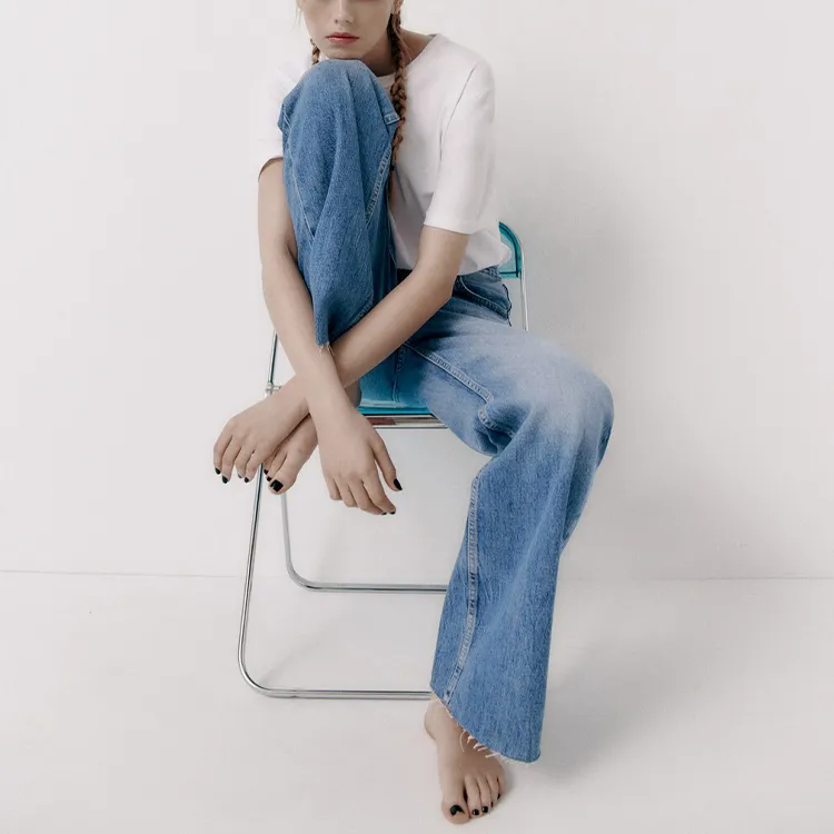 ZARA Jeans Women's Blue-5