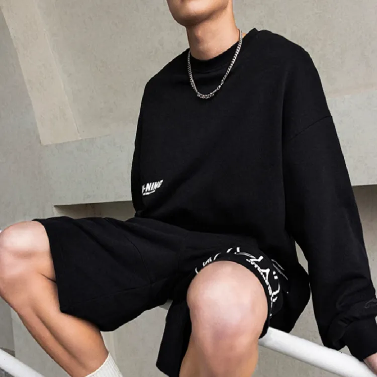 LINING Sports Life Collection Sweatshirts Men Black-4
