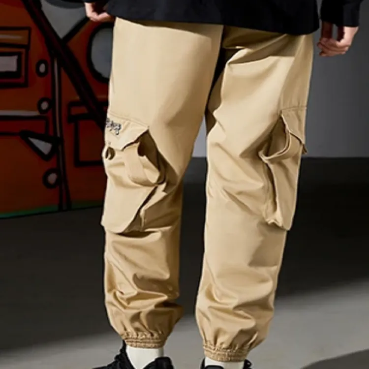 LiNing Badfive Casual Pants Men's Sand Khaki-3