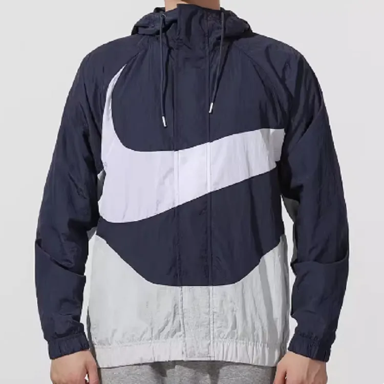 Nike Jackets Men Navy Blue-4