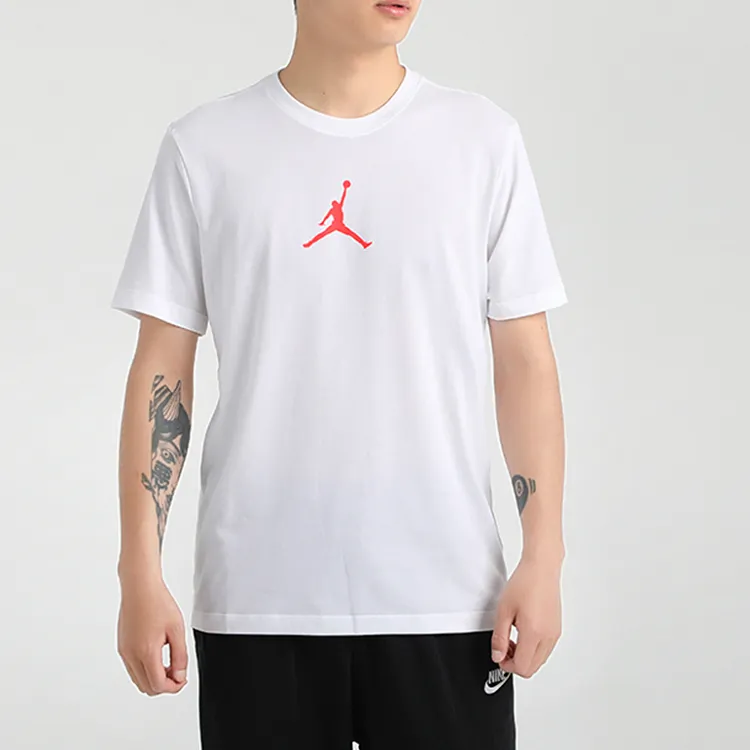 Jordan Set-in Sleeve T-Shirt Men's White-5