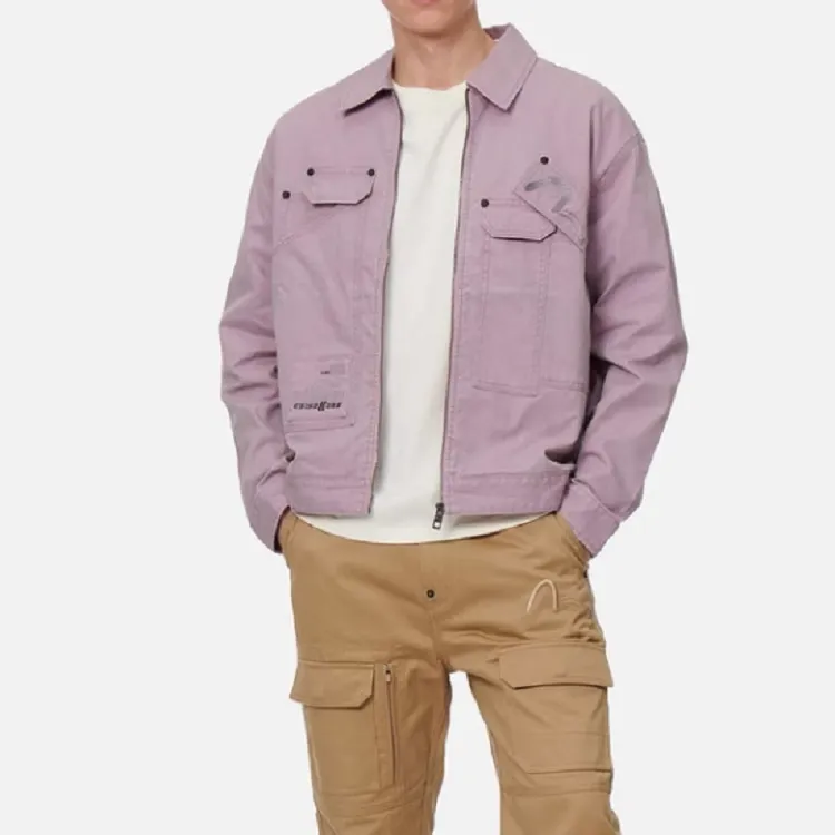 EVISU Jackets Men Purple-5
