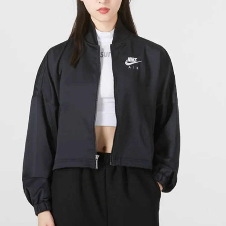 Nike Baseball Jacket Women's Black-4