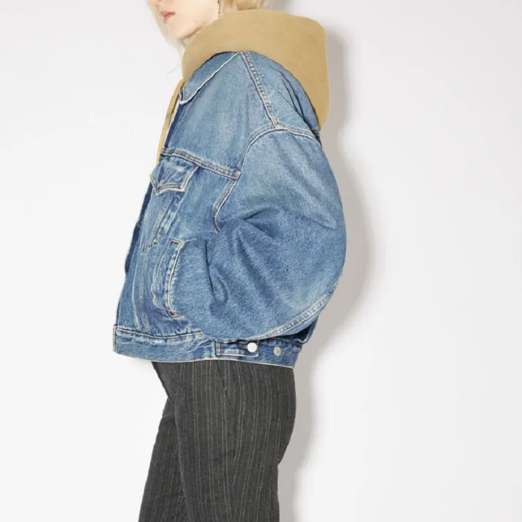 Acne Studios Cropped Denim Jacket-4