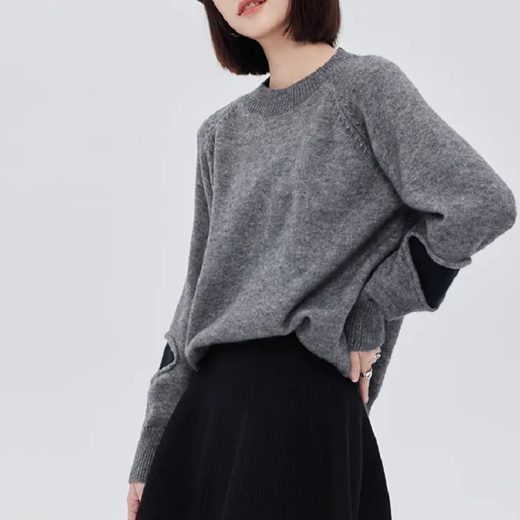 SOON FLOWER Sweater Women's Dark Gray-6