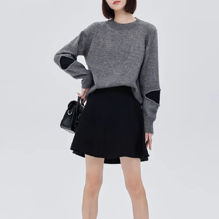 SOON FLOWER Sweater Women's Dark Gray-3