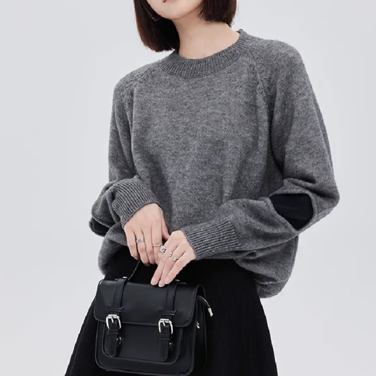 SOON FLOWER Sweater Women's Dark Gray-5