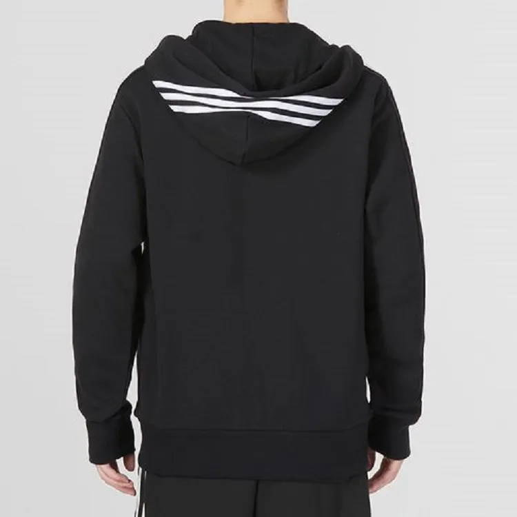 Adidas Essentials French Terry 3 Stripes Full Zip Hoodie-5
