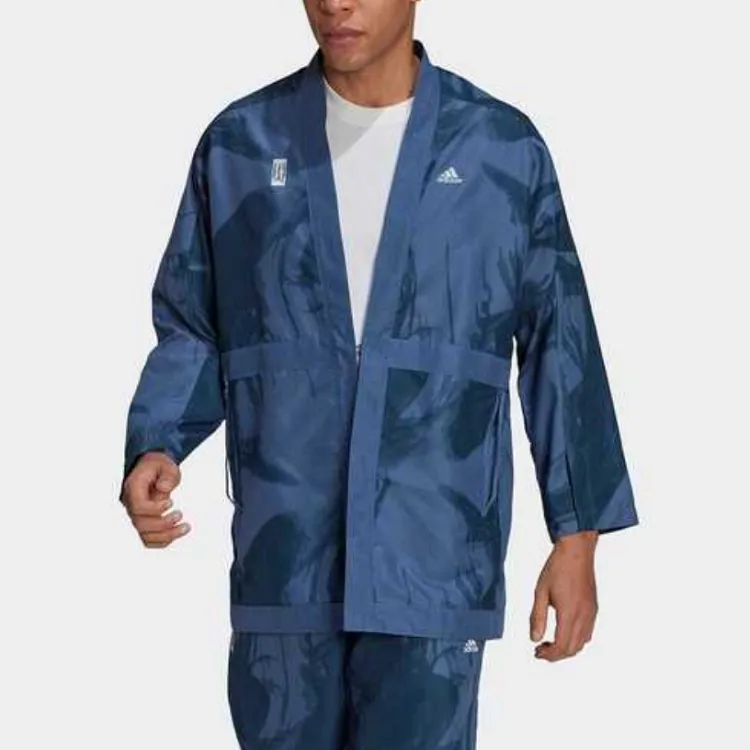 Adidas Wuji Series Jacket Men's Navy Blue-4