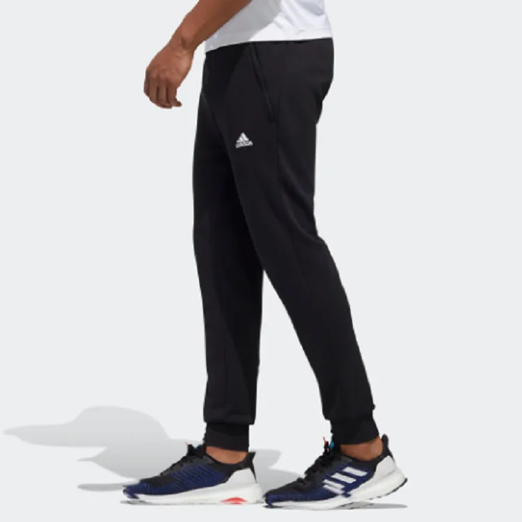 Adidas Knitted Sports Pants Men's Black-4
