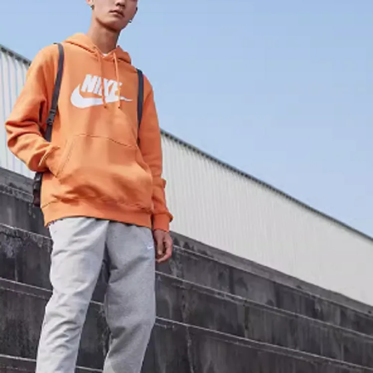 Nike Sweatshirts Men Orange-5