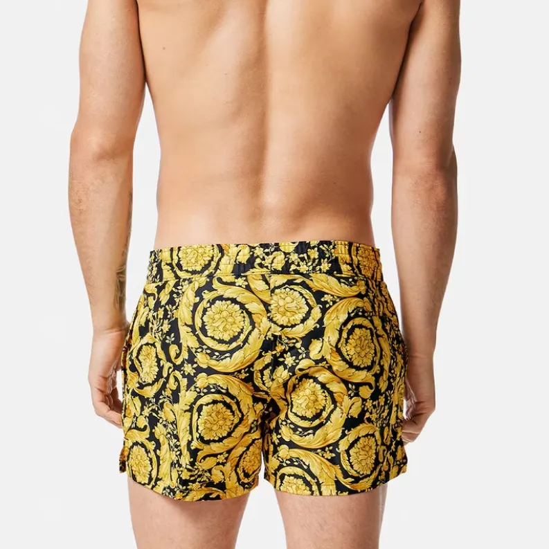 VERSACE Barocco Printed Swim Shorts-5