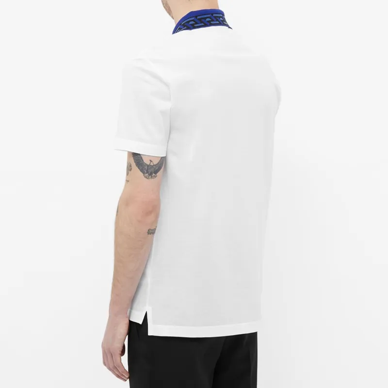VERSACE Polo Shirts Men White-6