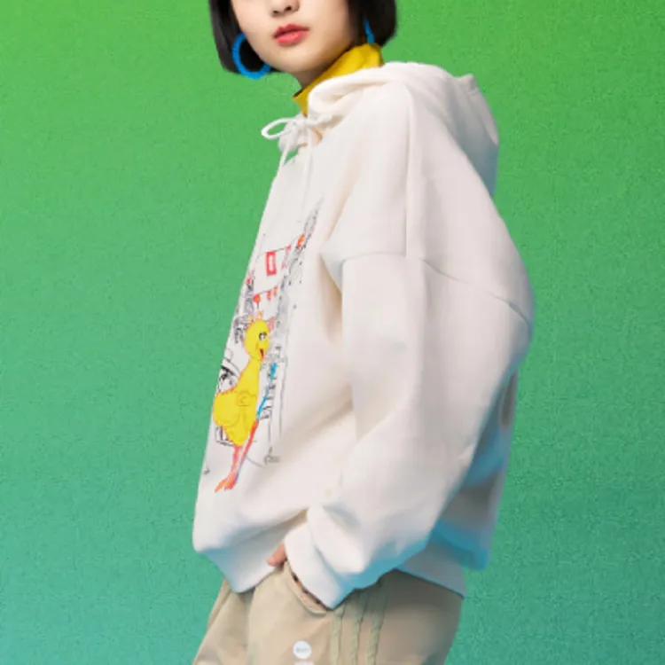Sesame Street X Adidas Neo Sesame Street Co branded Collection Sweatshirts Women's White-4