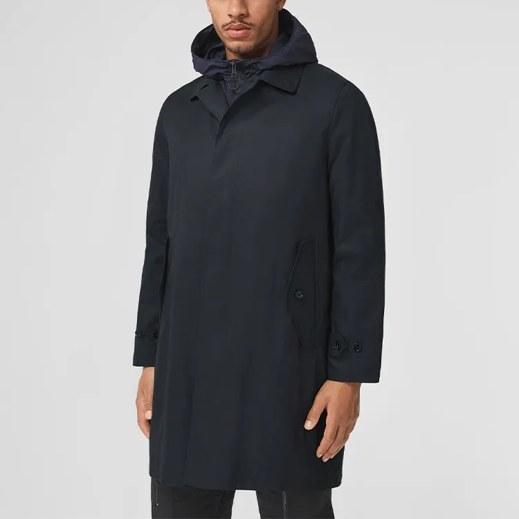 Burberry Cotton Gabardine Car Coat-3