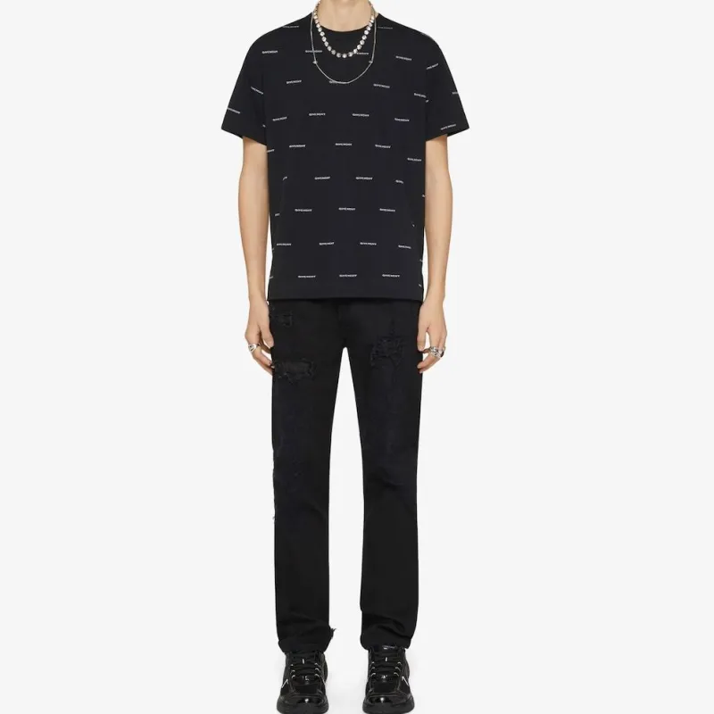 Givenchy Destroyed Slim Fit Jeans-5