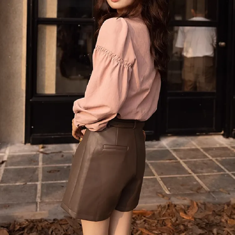 MISHOW Shirts Women's Pink-5