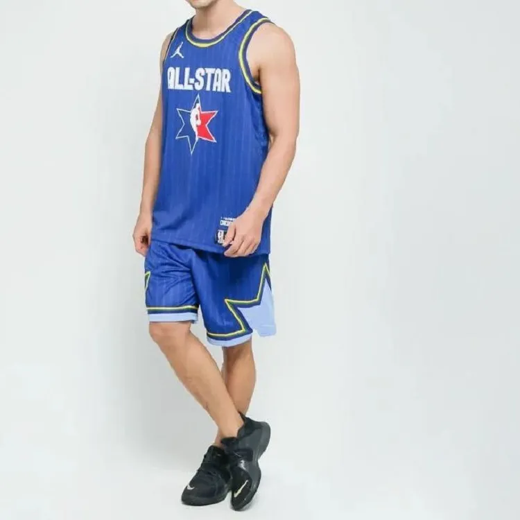 Jordan NBAAll-Star Edition Swingman Jersey - Giannis Antetokounmpo Basketball Jerseys Men's Blue-5