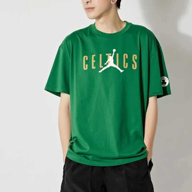 Jordan T Shirts Men Green-2