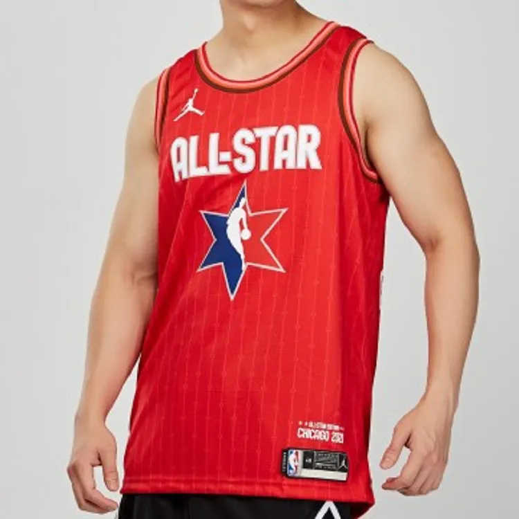Jordan Basketball Jerseys Men Red-2