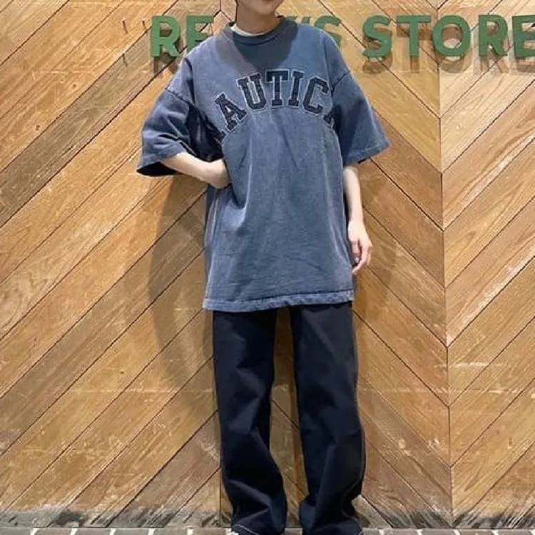 NAUTICA JAPAN Drop Shoulder Sleeve T Shirt Men's-5