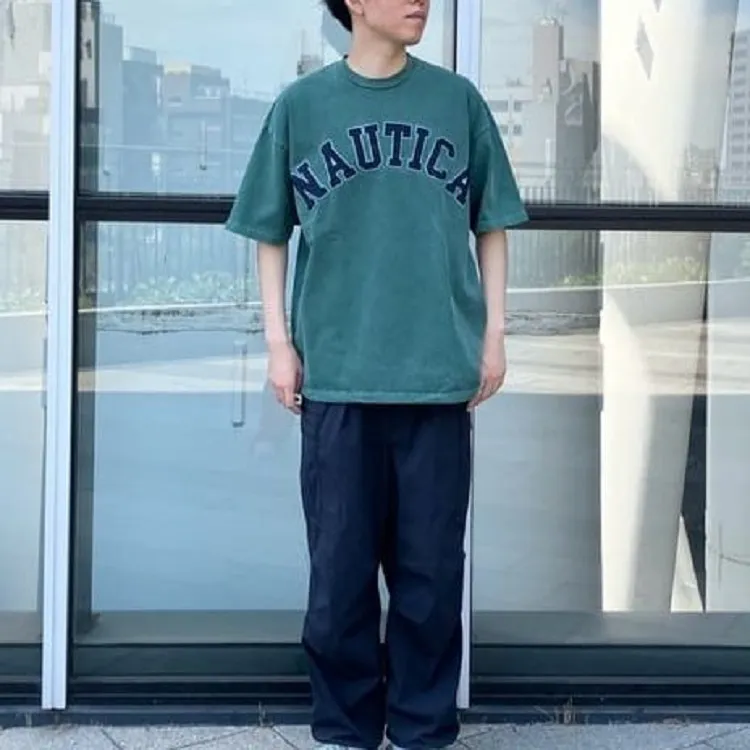 NAUTICA JAPAN Drop Shoulder Sleeve T Shirt Men's-2