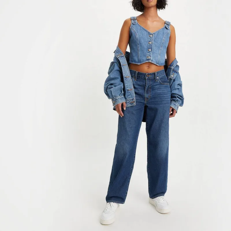 Levis SS23 Ice Cool Jeans Women's Blue-4