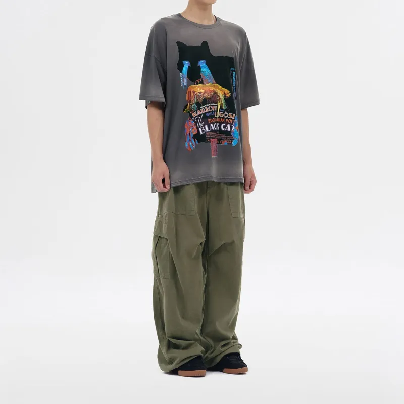 WE11DONE T Shirts Unisex Gray-2