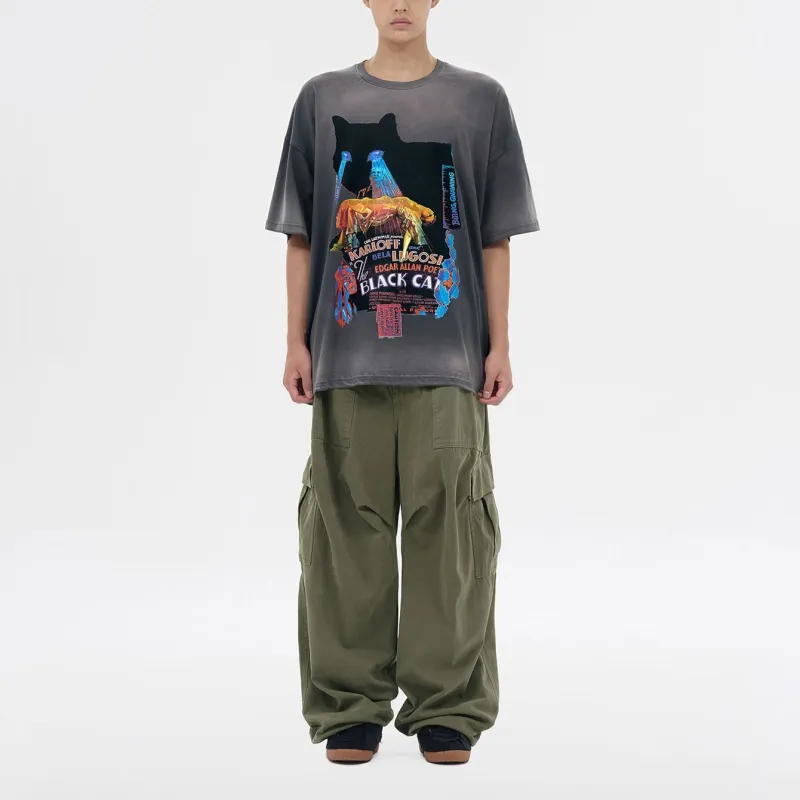 WE11DONE T Shirts Unisex Gray-1
