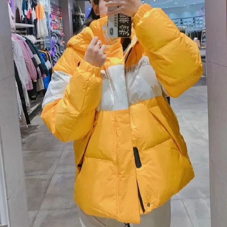 New Balance Down Jackets Men Yellow-3