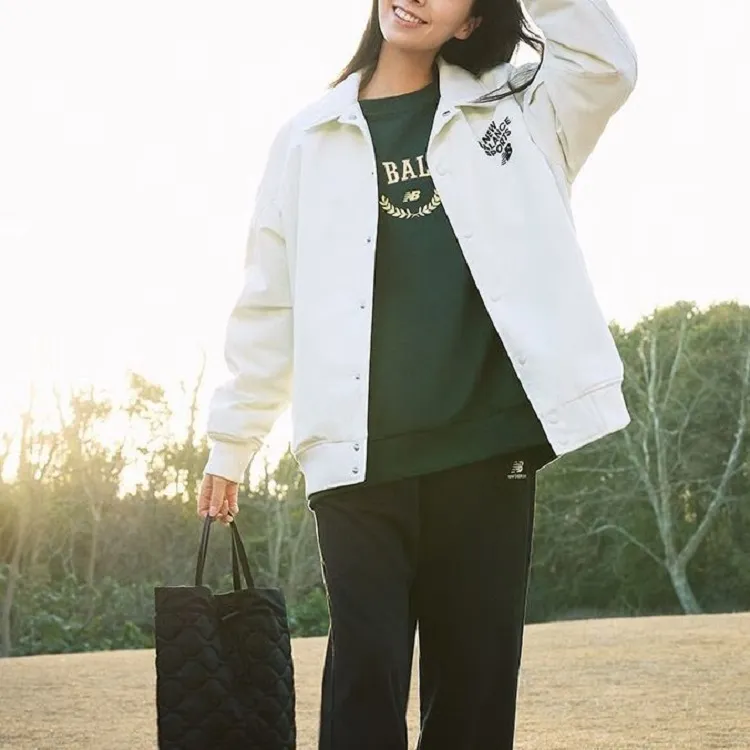 New Balance Puffer Jackets Unisex White-5