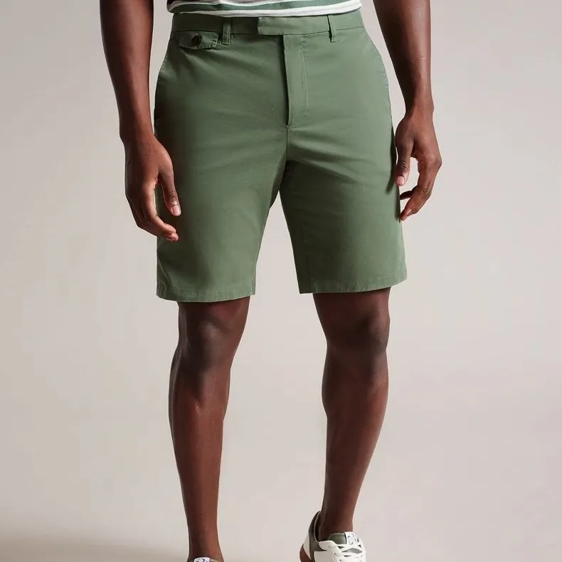 Ted Baker Casual Shorts Men Olive Green-2