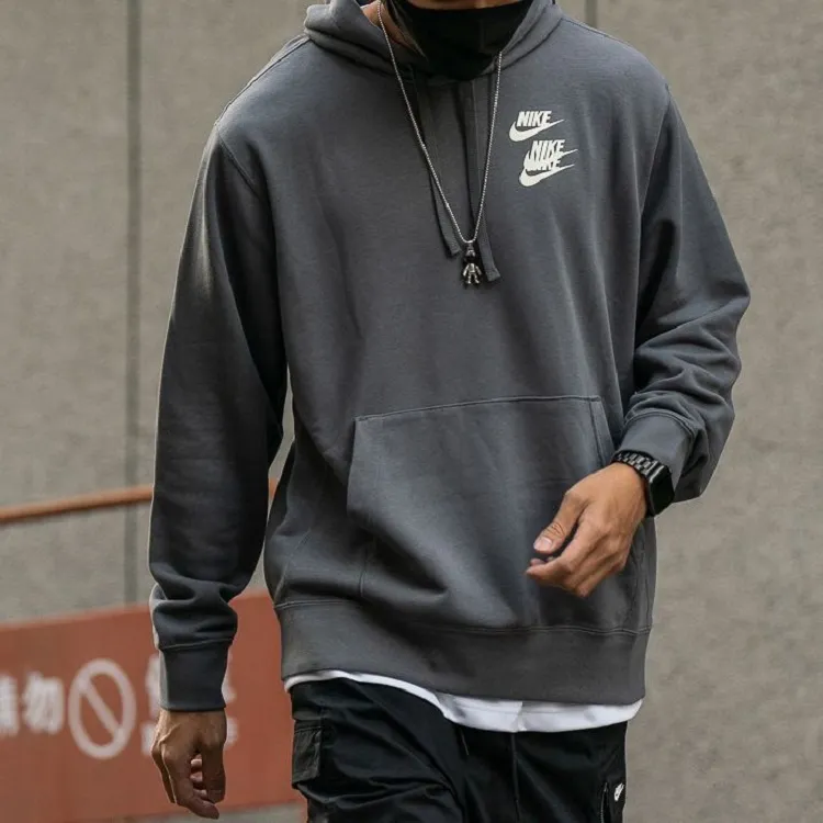 Nike Sweatshirt Spring Unisex Iron Gray-5