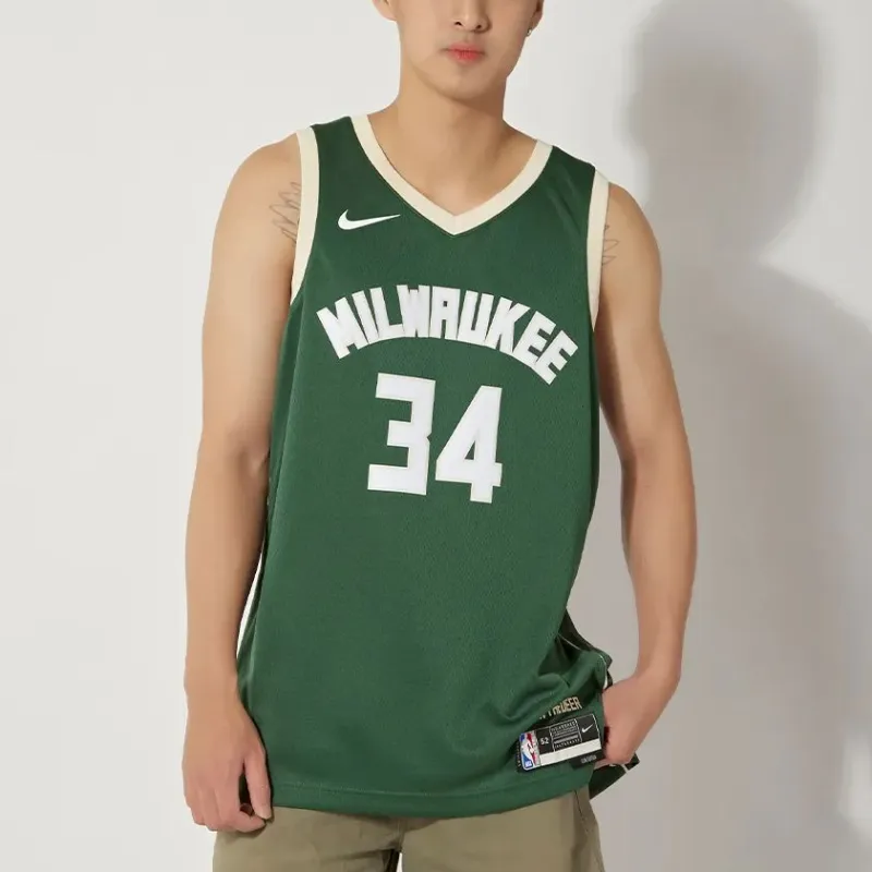 Nike X Nba Milwaukee Bucks Giannis Antetokounmpo Icon Edition Swingman Jersey-2