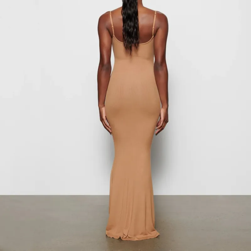 Skims Slip Dresses Women's Camel/CAMEL-3