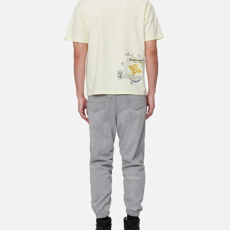 EVISU SS22 Jeans Men's Light Gray-2