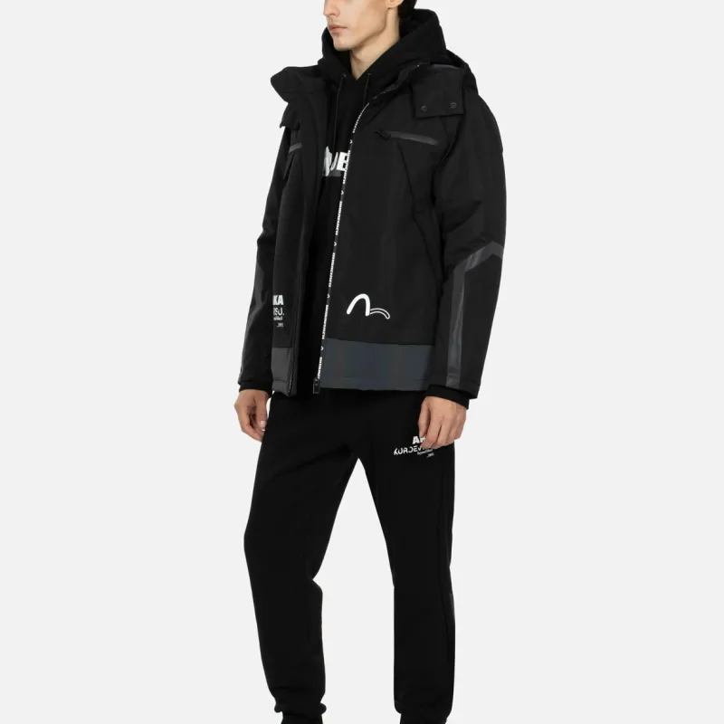EVISU Puffer Jackets Men Black-4