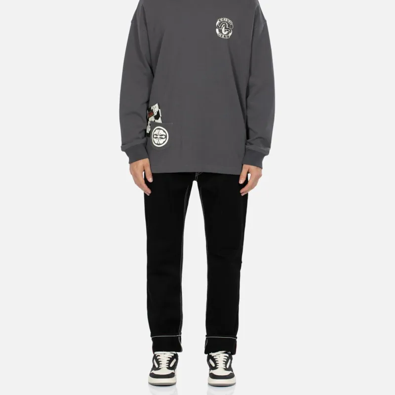EVISU Jeans Men Black-4