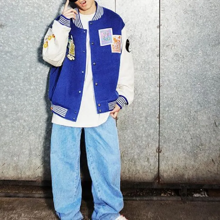 LiNing x Steven Harrington Jackets Coats Men's Blue White-4