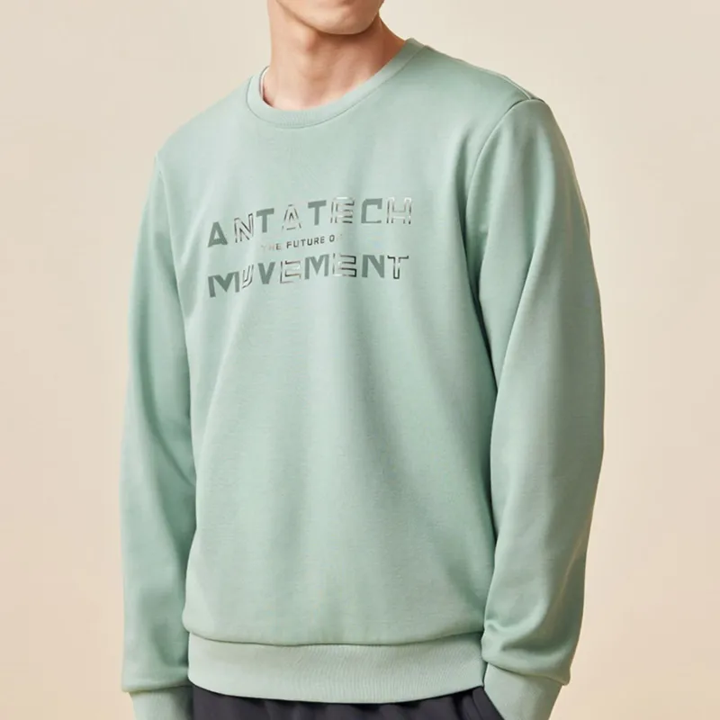 Anta Variety Training Collection Sweatshirt Men's Green-6