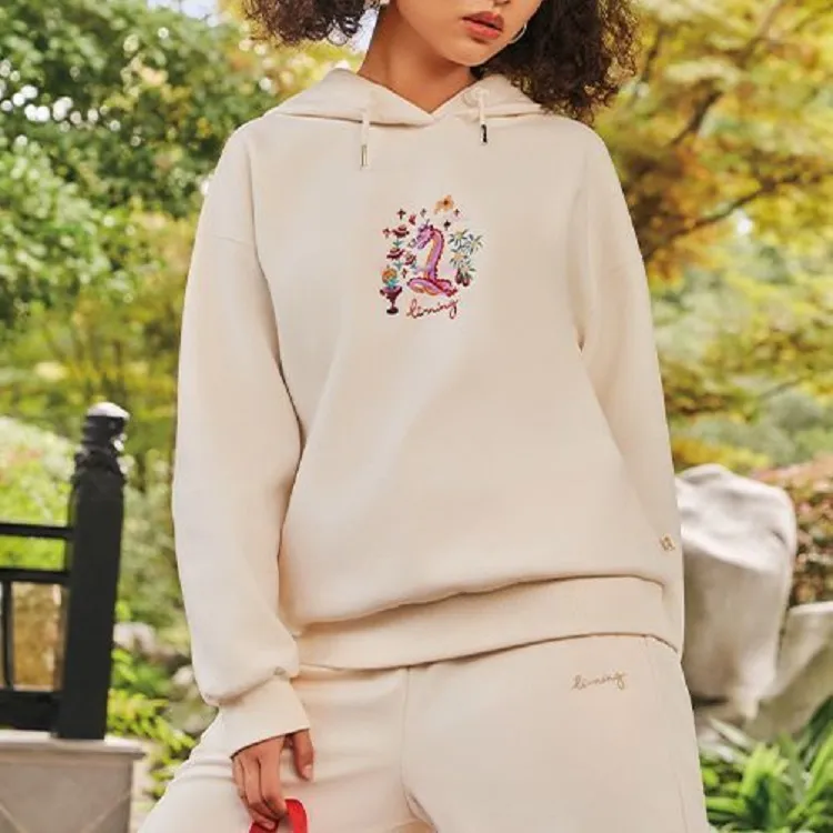 LiNing Rijin Doujin Collection Sweatshirt Women's Ecru-2