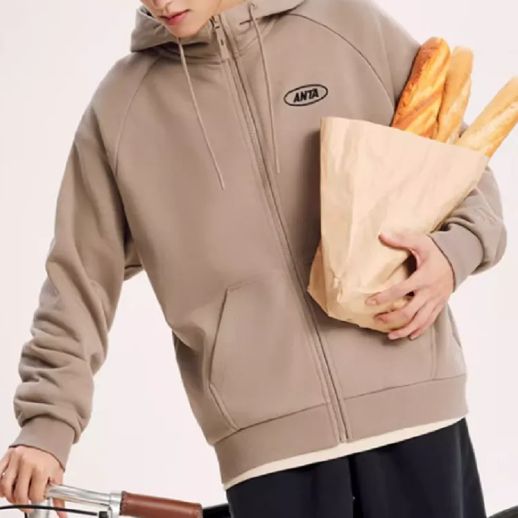 Anta Life Collection Sports Life Collection Sweatshirt Unisex Linen Gray-3
