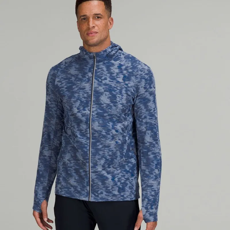 Lululemon Surge Warm Jackets Men Mist Mineral Blue-2