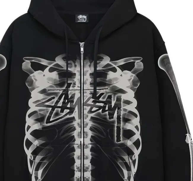 ★関税込★Stussy★Stussy RIB CAGE 3M LS TEE★PEPPER Stussy Rib Cage Zip Hoodie XL - POIZON